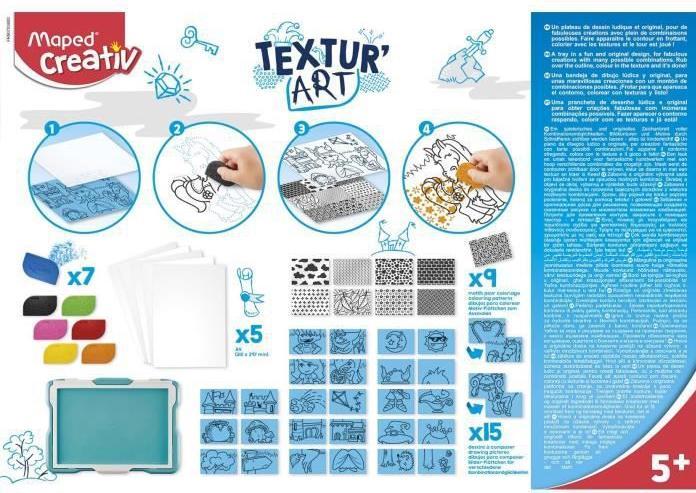 Actual product image Maped Painting board Texture' Art 33.5 x 23.8 x 1.2 cm