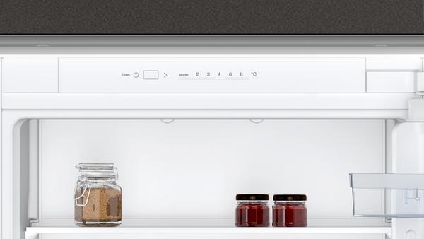 Actual product image Neff N 30, built-in fridge-freezer with bottom freezer compartment, 177.2 x 54.1 cm, drag hinge, KI586 (267 l)