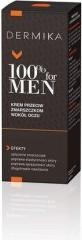 Actual product image Dermika 100% for Men Eye Cream 15ml (Fluid, 15 ml, Day + Night)