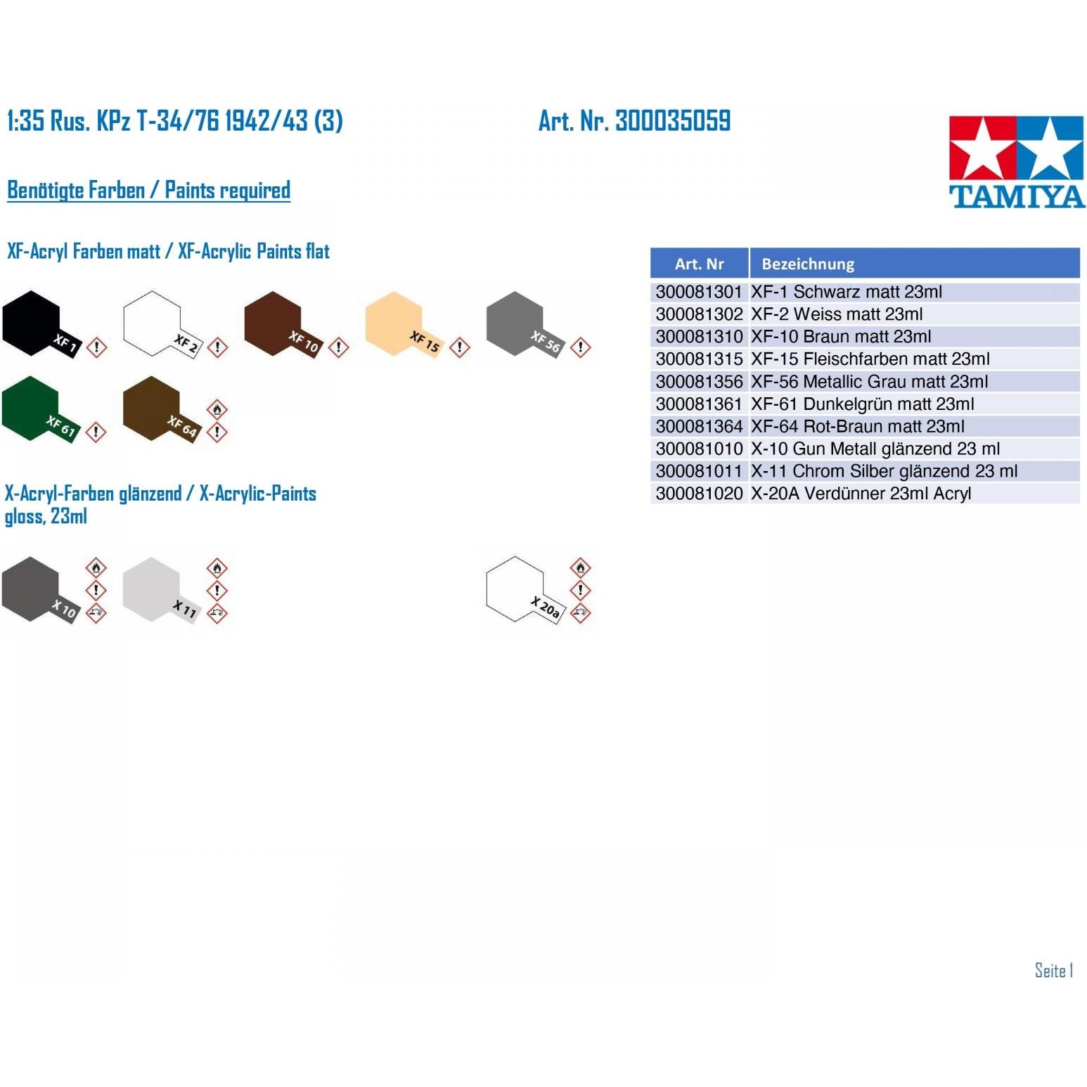 Thumbnail - Tamiya Russ.Tank T34/76-1943