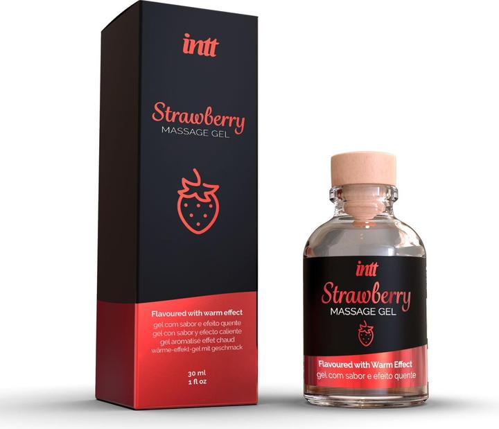 Produktbild Intt Strawberry Massage Gel - 30 ml (30 ml)