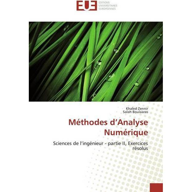 Méthodes d'Analyse Numérique, Schulbücher von Khaled Zennir, Salah Boulaaras