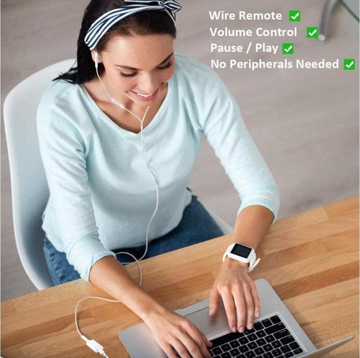 Image du produit PowerGuard Adaptateur USB-C vers Lightning pour casque d'écoute (USB Type C)