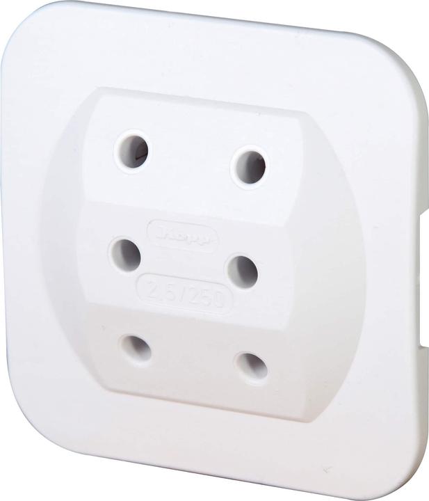 Immagine prodotto Kopp 174902005 Tipo C (spina Euro) Bianco Adattatore di spina di rete