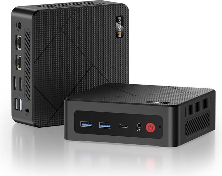 Bosgame Mini-PC E4 mit Windows 11 Pro, Ryzen 5, 16GB RAM (1000 GB, 16 GB, AMD Ryzen 5 3550H)