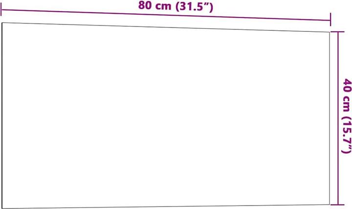 Produktbild vidaXL Maternus (Magnettafel, 80 x 40 cm)