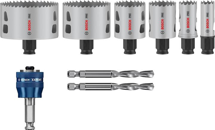 Produktbild Bosch Professional Zubehör Pro Multi Material PC Plus (44 mm, 19 mm, 68 mm, 83 mm, 38 mm, 25 mm)