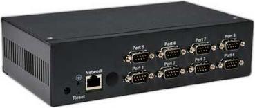 Actual product image Brainboxes Ethernet 8 port RS232