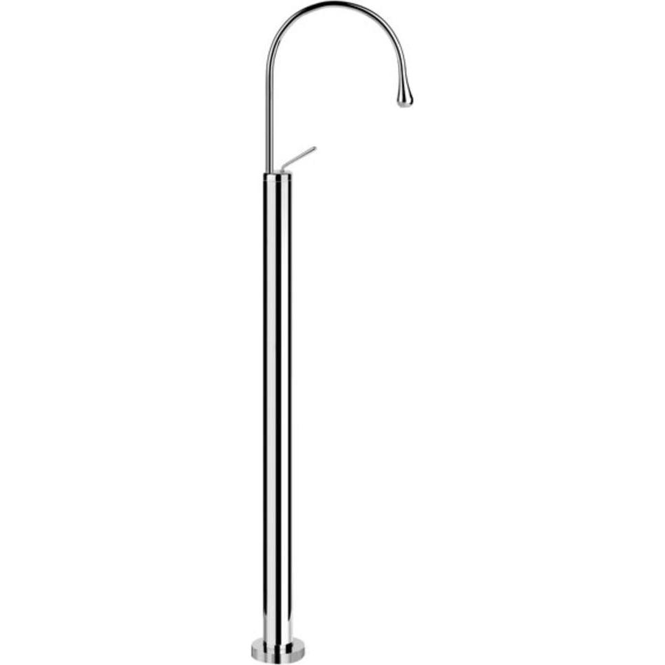 Gessi, Badarmatur, Goccia Fertigmontageset für freistehenden Mischer, ohne Ablaufgarnitur, Ausladung 244 mm, Aus
