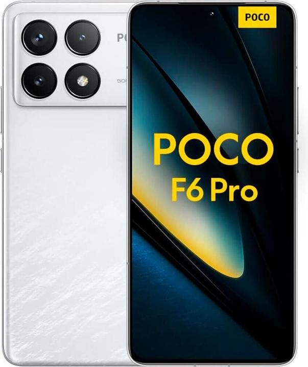 Image du produit Xiaomi Poco F6 Pro (256 Go, Blanc, 6.67", Double SIM, 5G)