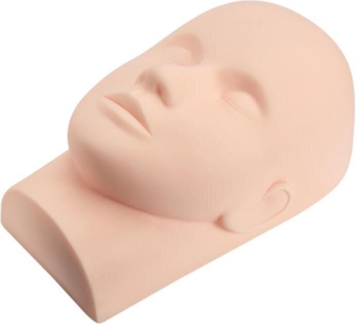 Actual product image Ikonka Training head for eyelash extensions (Artificial eyelashes)