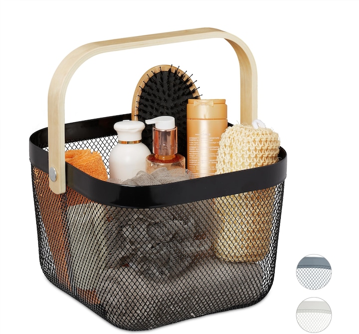 Produktbild Relaxdays Aufbewahrungskorb (1 x, 26 x 24.5 x 17.5 cm)
