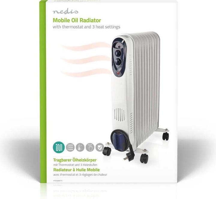 Produktbild Nedis Mobiler Öl Radiator HTOI30WT11 (2500 W)