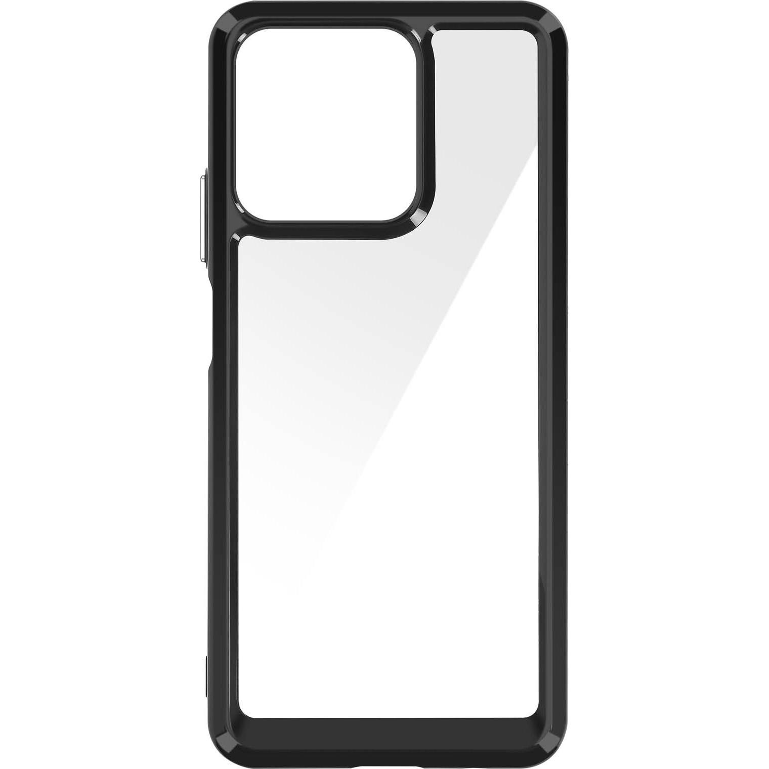 Thumbnail - Avizar Crystal Bump Schutzhülle mit harter Rückseite Series (Realme Note 50), Smartphone Hülle, Schwarz