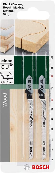Produktbild Bosch Zubehör Stichsägeblatt HCS, T 101 AO Clean for Wood