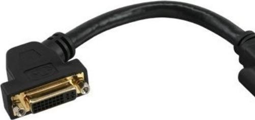 Actual product image InLine Adapter AV DVI-I - DVI-I black (17301G) (0.20 m, DVI)
