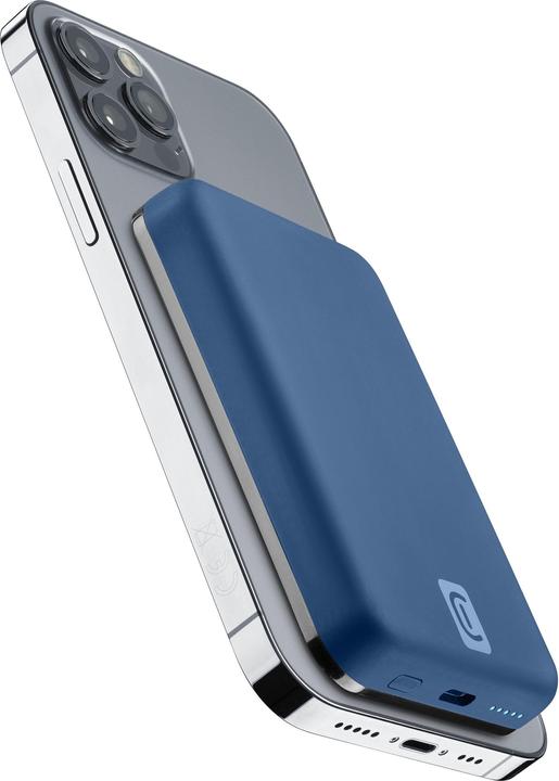 Produktbild Cellularline MagSafe Wireless Power Bank MAG 5000 BLUE (5000 mAh, 10 W, 19.25 Wh)
