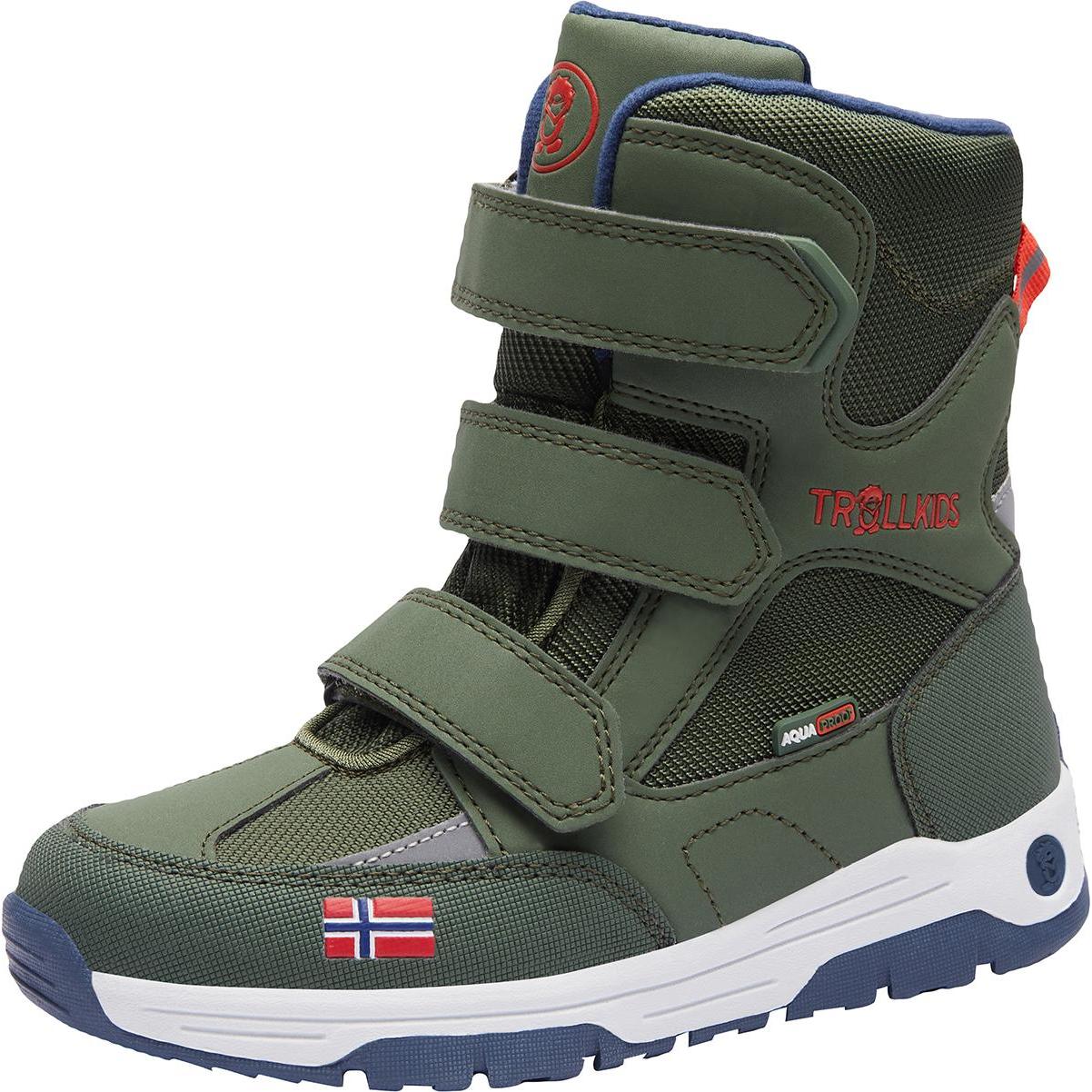 Trollkids, Unisex, Boots + Stiefel, Kid's Lofoten Winter Boots, Grün, (34)