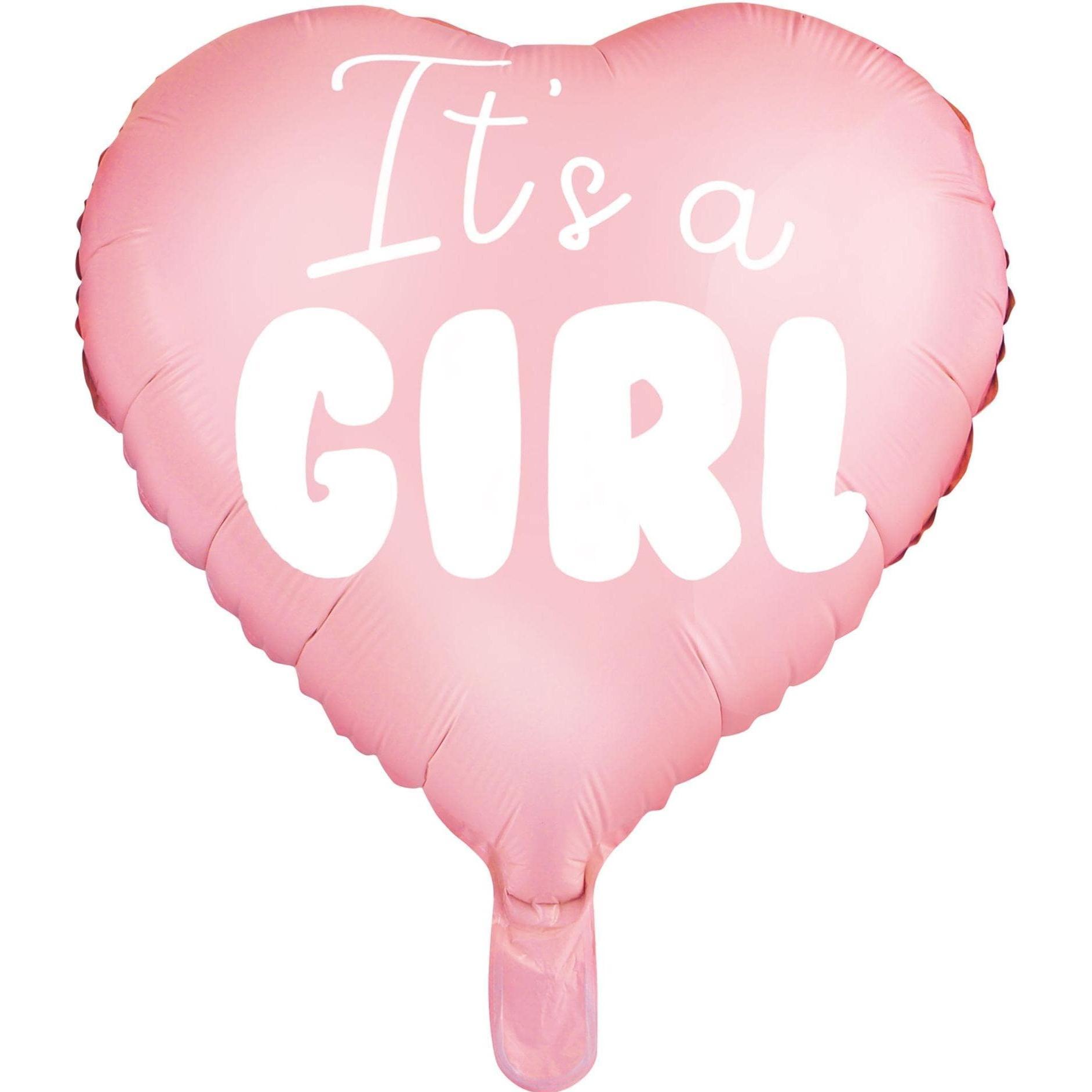 Thumbnail - Partydeco Herzballon It’s a Girl 45cm
