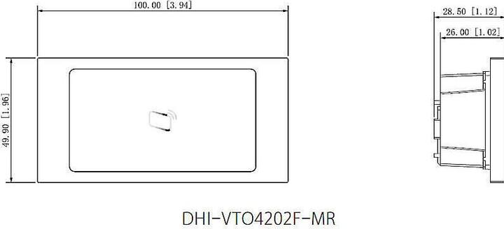 Produktbild Dahua Technology VTO4202FB-MR Kartenleser (Schlüsselkarte)