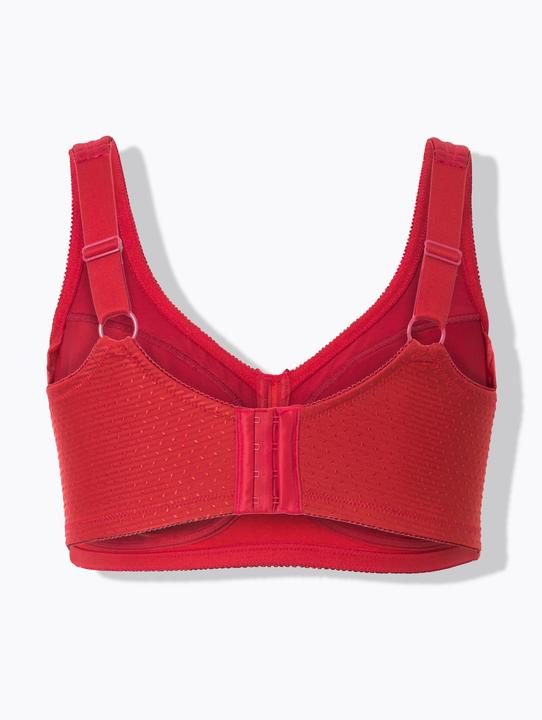 Actual product image Ulla Popken Jacquard Dot Wirefree Kelly Fit Support Bra (Single pack, 130 E)