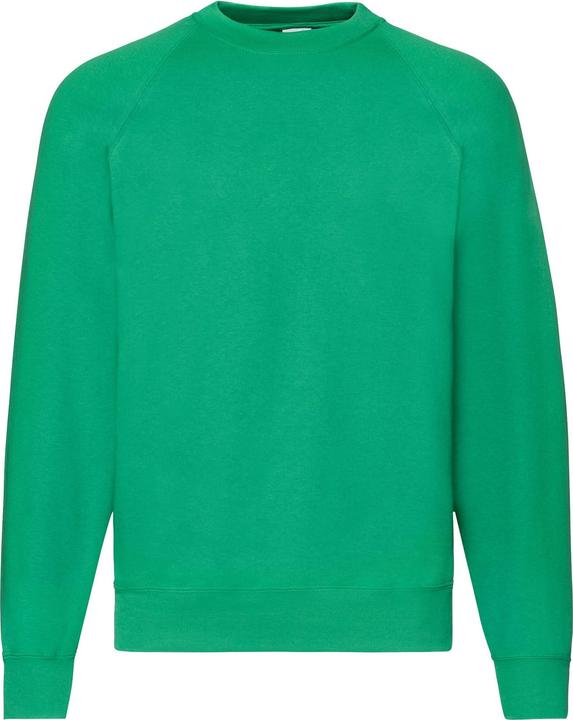 Actual product image Fruit of the Loom Mens Classic 80/20 Raglan Sweatshirt (M)
