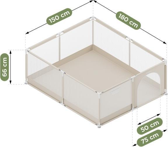 Actual product image Tulano Cozy (180 x 150 x 66 cm)