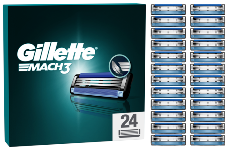Gillette Mach3 Systemklingen 24er - Online Versandvariante Rasierklingen (24 x)