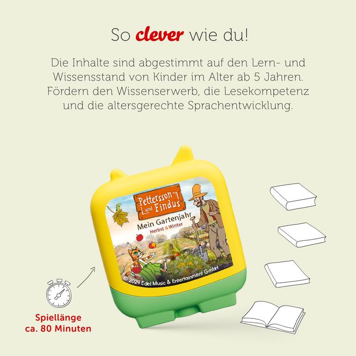 Image du produit Tonies Clever Tonie - Pettersson & Findus - Mon année de jardinage automne et hiver (Allemand)