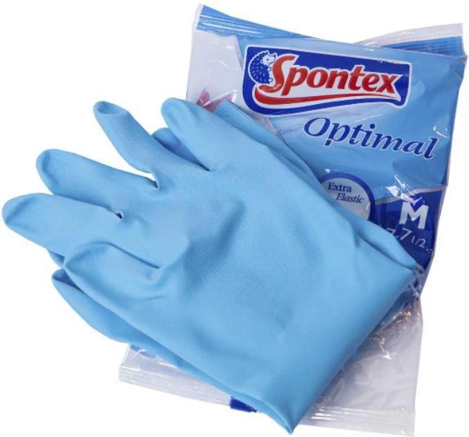 Actual product image Spontex Latex Gloves Optimal M (M)