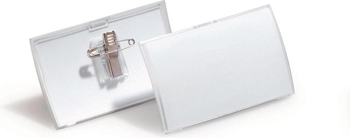 Produktbild Durable Namensschild m. Kombiklemme 54x90mm