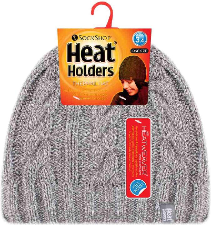Produktbild Heat Holders Muster Strickmützen | Thermo Beanie Wintermütze Warm Fleece