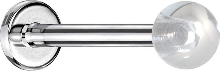 Immagine prodotto Star Piercing Micro Labret argento con sfera trasparente "Glow (senza ottone, Acciaio chirurgico 316L, Materiale sintetico)