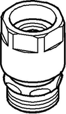 Actual product image Grohe Pipe aerator 3/4" chr