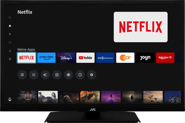 Produktbild JVC LT-24VH5455 24 Zoll Fernseher Smart TV Powered by TiVo (HD-Ready, HDR, Triple-Tuner, 6 Monate HD (24", LED, HD, 2024)
