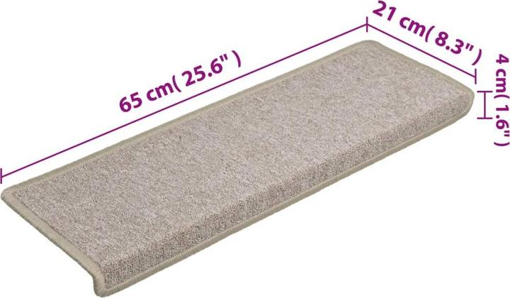Immagine prodotto vidaXL Stufenmatte (65 x 21 cm)