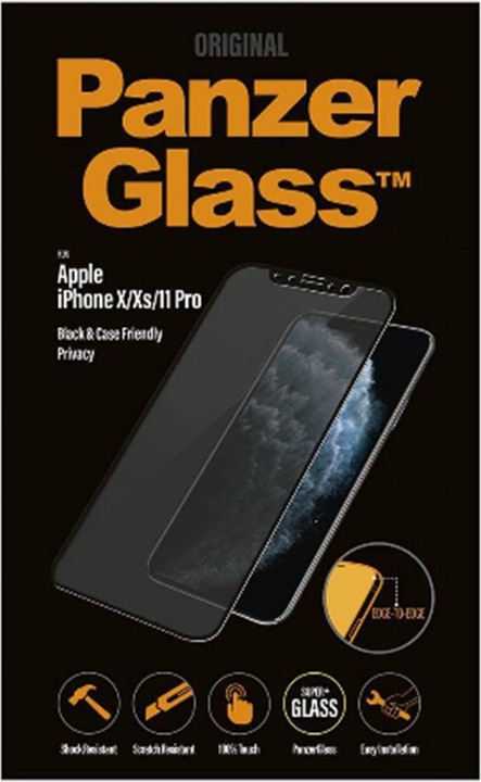 Produktbild PanzerGlass Privacy Edge to Edge (1 Stück, Apple iPhone 11 Pro)