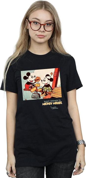 Image du produit Disney - T-shirt MICKEY MOUSE BUILDING A BUILDING - Femme (XL)