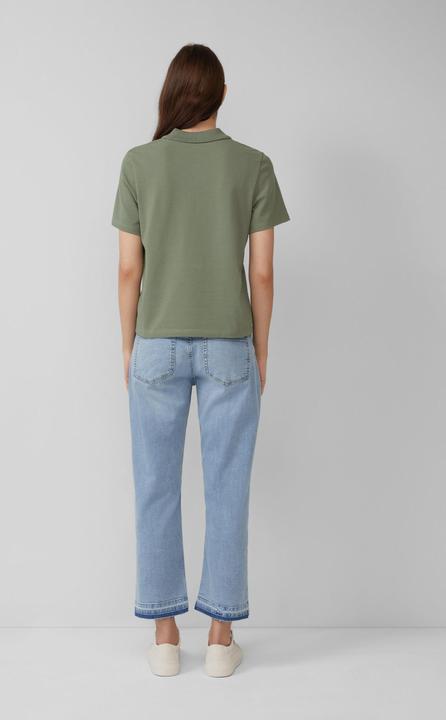 Produktbild S.Oliver Polo-Shirt Verkürztes Poloshirt aus Baumwollpiqué (46)