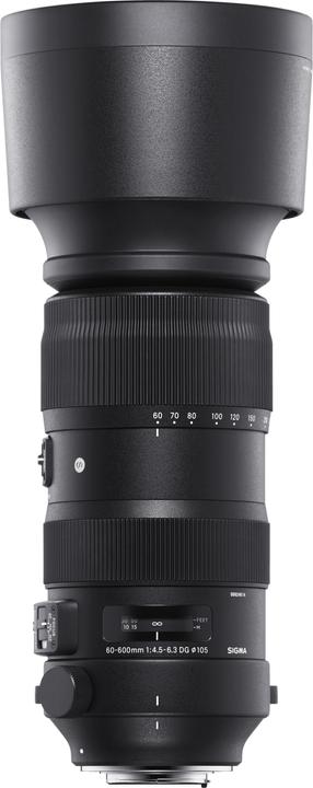 Produktbild Sigma 60-600mm F4.5-6.3 DG OS HSM | Sports, SA (Sigma SA, Vollformat, APS-C / DX)