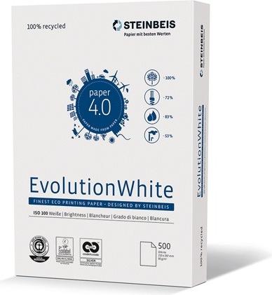 Produktbild Steinbeis EvolutionWhite (A4, 500 Blätter, 80 g/m²)