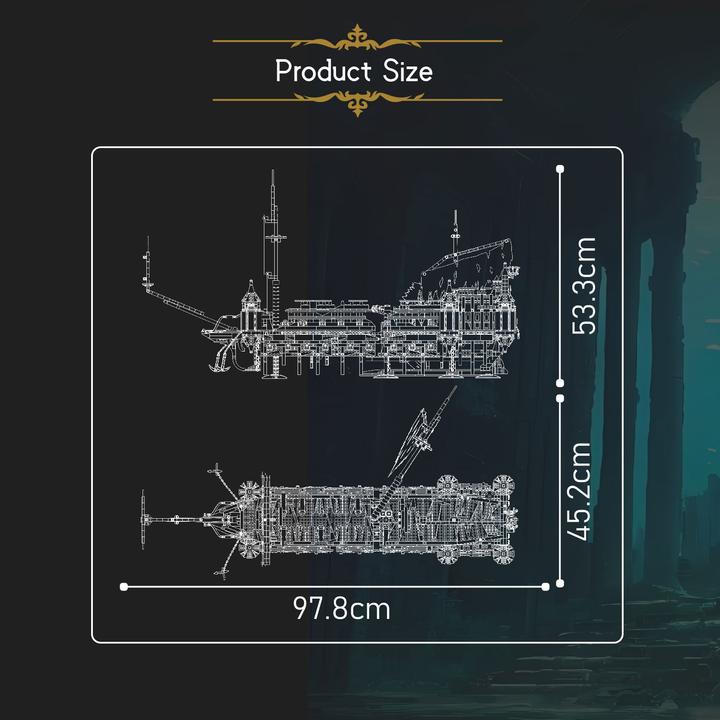 Actual product image Mould King Silent Mary pirate ship