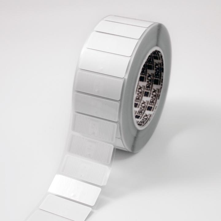 Produktbild Brady THT-UHF-7425-53X26, Labor-RFID-Etiketten, Polypropylen, Weiss, matt, 53.00 x 26.00 mm, perman (5.30 cm)