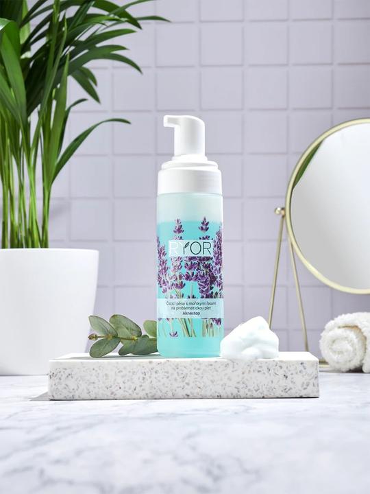 Immagine prodotto Ryor Schiuma detergente Acne Stop con alghe marine per pelli problematiche 150 ml (Schiuma detergente, 150 ml)