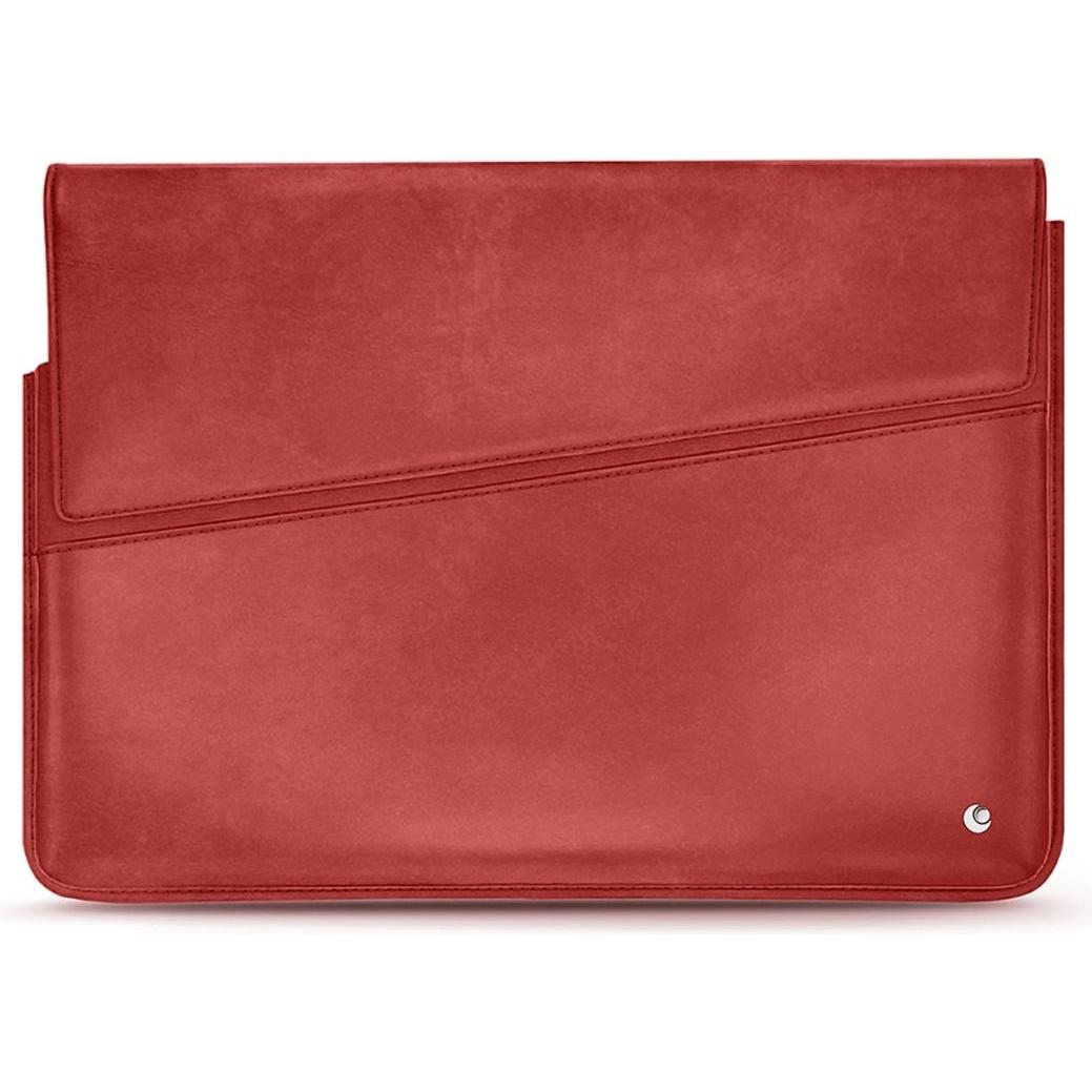 Noreve Lederschutzsleeve, Notebooktasche, Rot
