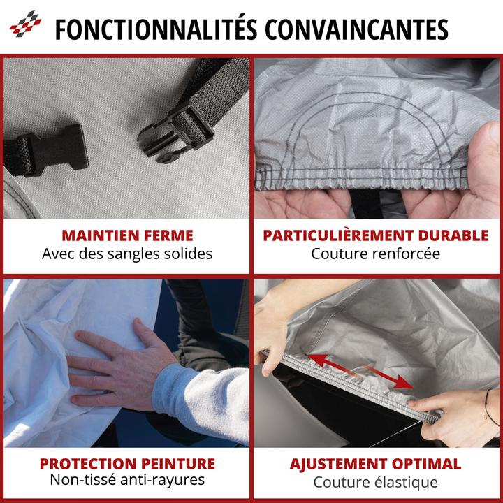 Actual product image Walser Car tarpaulin All Weather, Bus Autoplane size 12 Bus silver