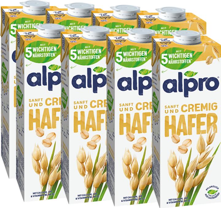 Produktbild Alpro Haferdrink original (8 x 100 cl)