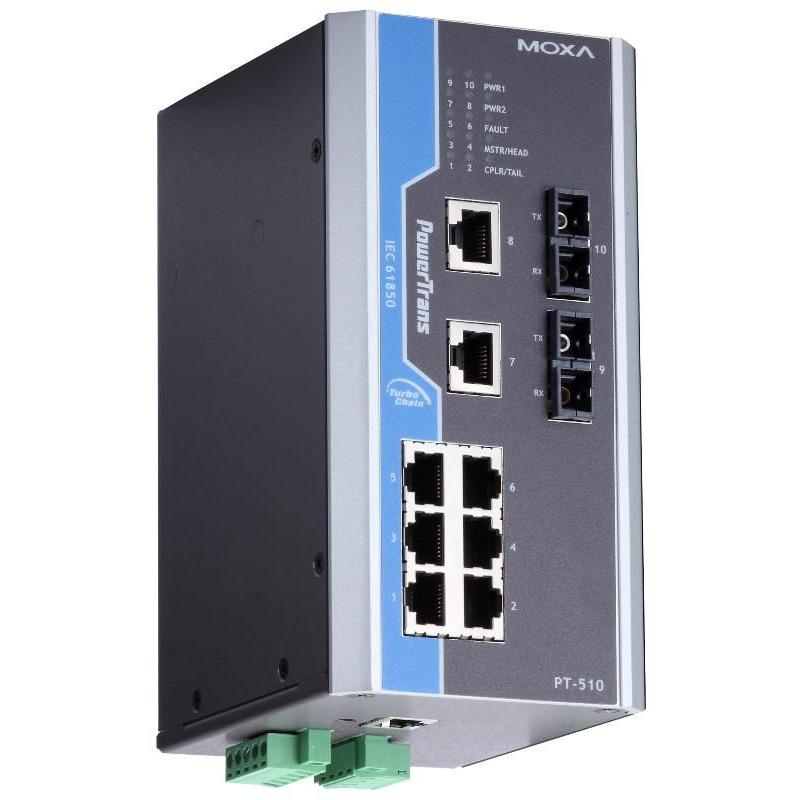 Moxa IEC 61850-3, 10-PORT MANAGED S, Netzwerk Switch