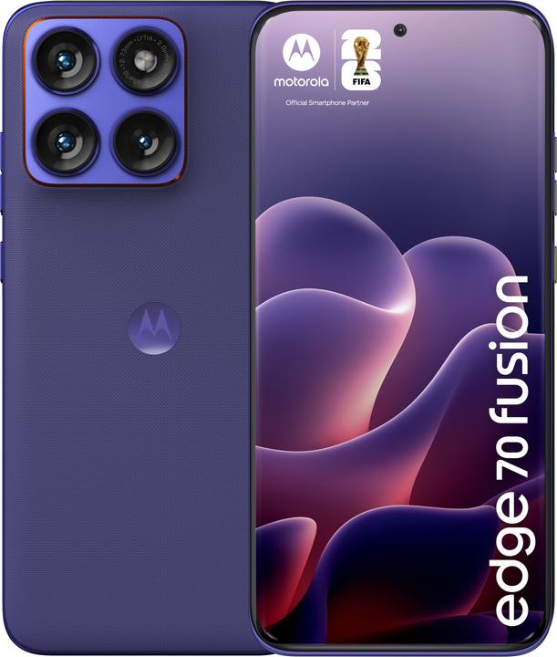 Motorola Edge 70 Fusion 256GB Lila (256 GB, PANTONE Orient Blue, 6.78", Dual SIM, 5G)
