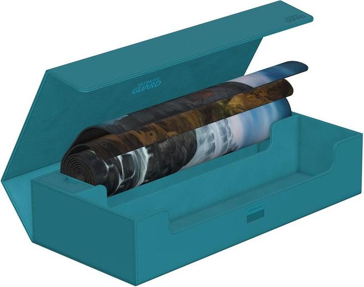 Actual product image Ultimate Guard Card Box XenoSkin Superhive 550+ Petrol Blue